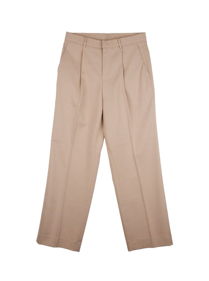 mens-tailored-wide-fit-slacks-id406 / Beige