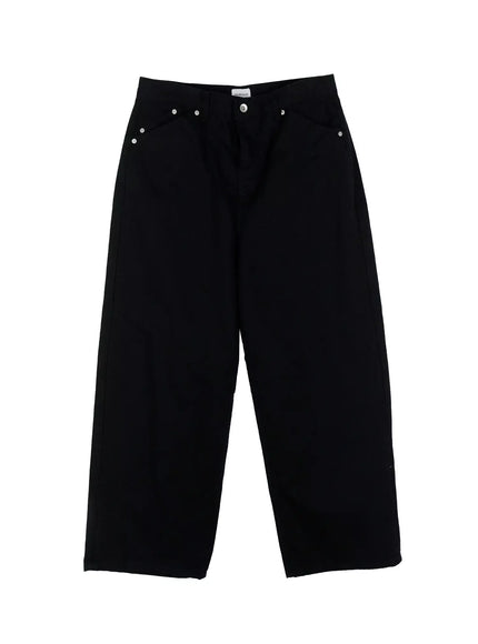 Men's Wide-Leg Cotton Pants IG520