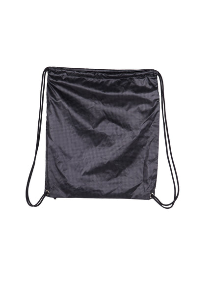 vintage-plaid-drawstring-backpack-iy511 / Black