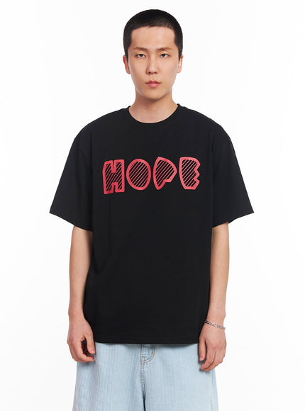 mens-hope-graphic-tee-iu512 / Black
