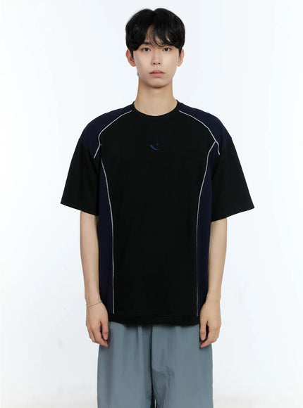 mens-casual-t-shirt-ig501 / Black