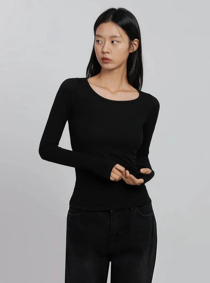 Basic Long Sleeve Top ID516