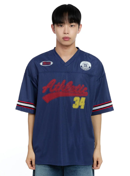 mens-athletic-jersey-tee-ig520 / Blue