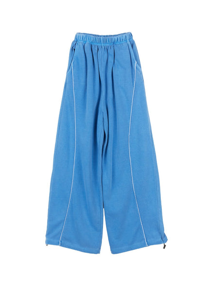 Men's Washed Wide-Fit Sweatpants IA504