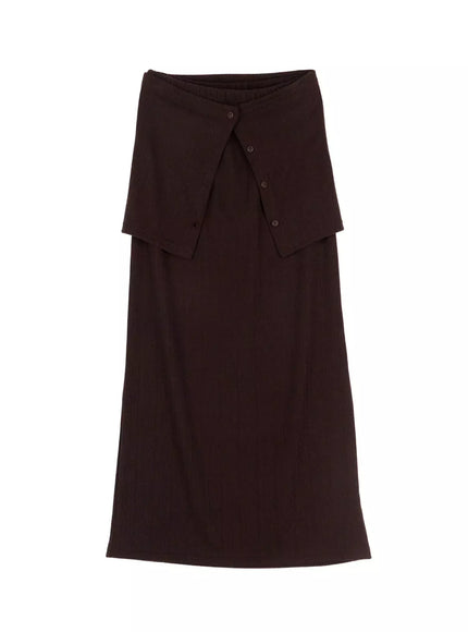 Wrap Maxi Skirt ID516