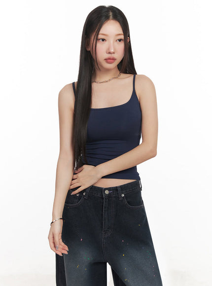essential-cami-crop-top-im525 / Dark blue