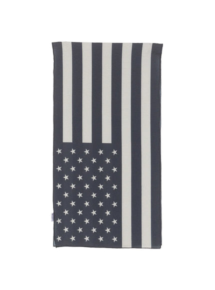 graphic-chiffon-scarf-iu509 / Dark gray