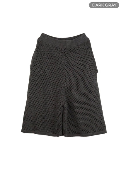 mens-wide-fit-bermuda-pants-il418 / Dark gray