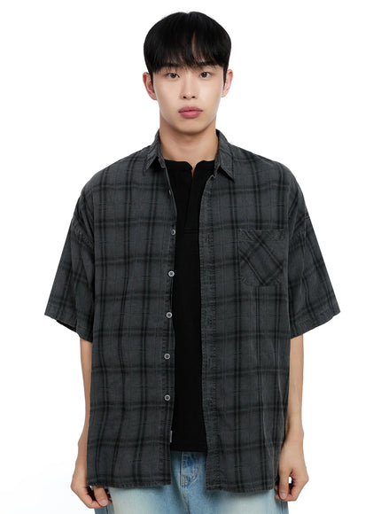 Men's Checkered Shirt IG520