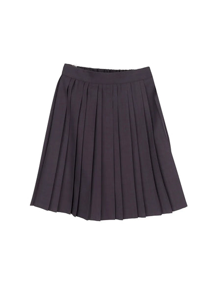 Pleated Midi Skirt IY504