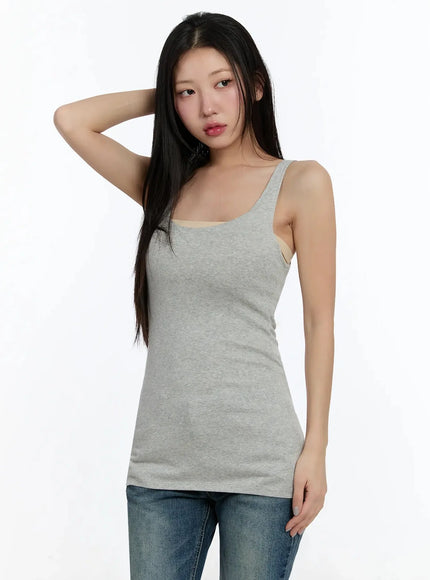 Basic U-Neck Tank Top IM509