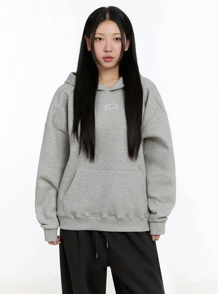 Oval Graphic Oversized Hoodie IM509