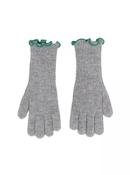 handmade-knit-touchscreen-gloves-id526 / Gray
