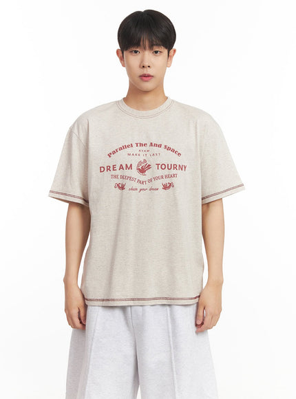 Men's Graphic Stitched T-Shirt IM528