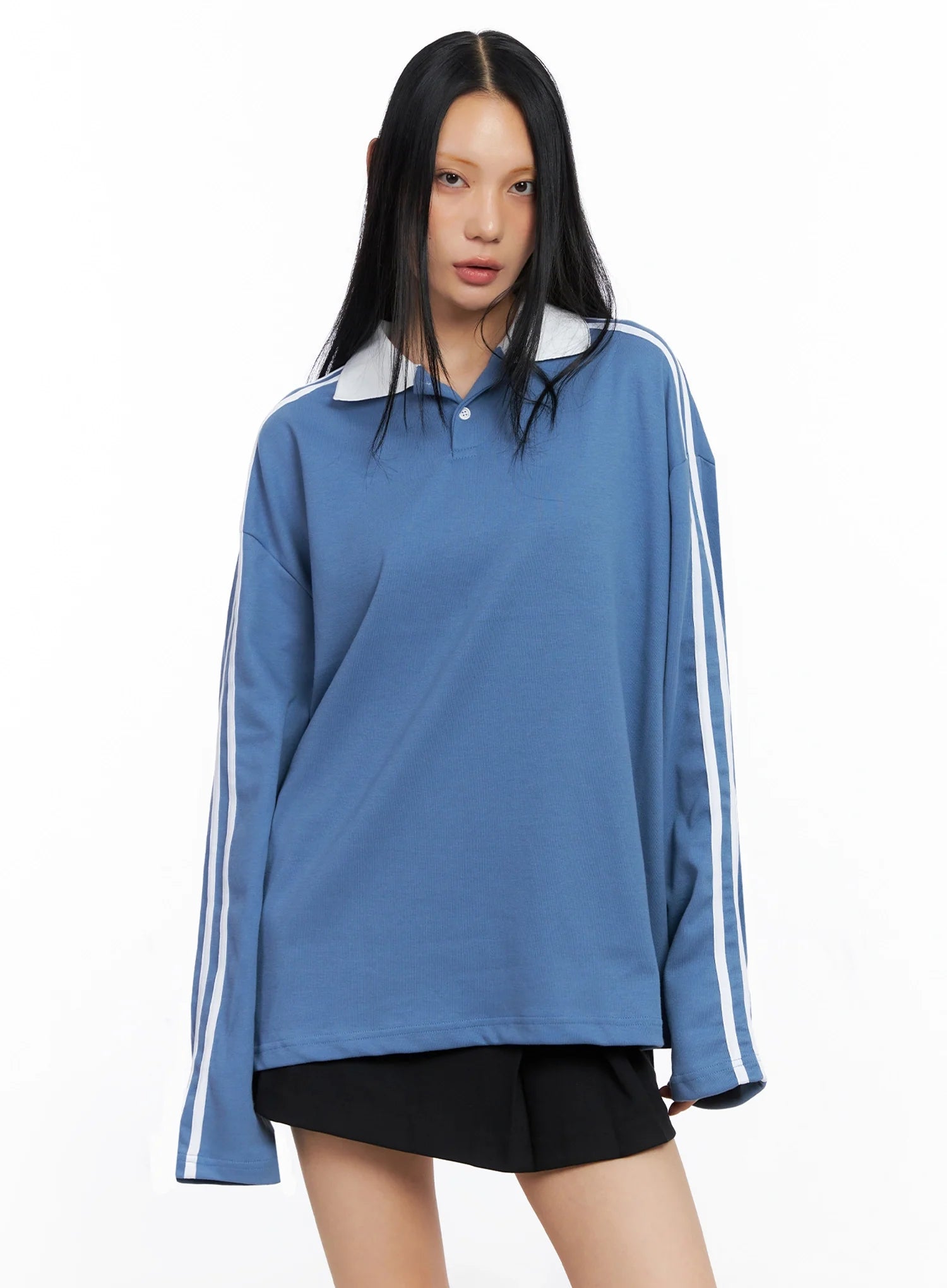 Collar Oversized Top IO516