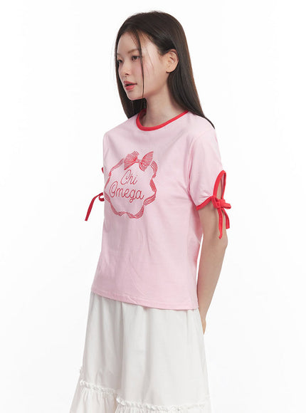 Ribbon Cut Graphic T-Shirt IY509