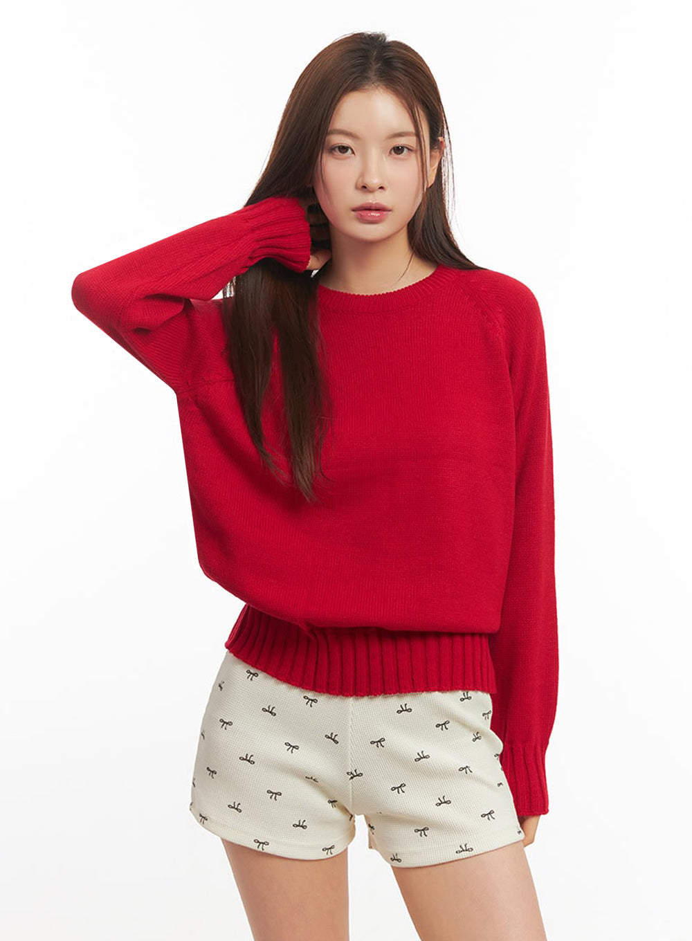 Basic Round Neck Sweater IM513