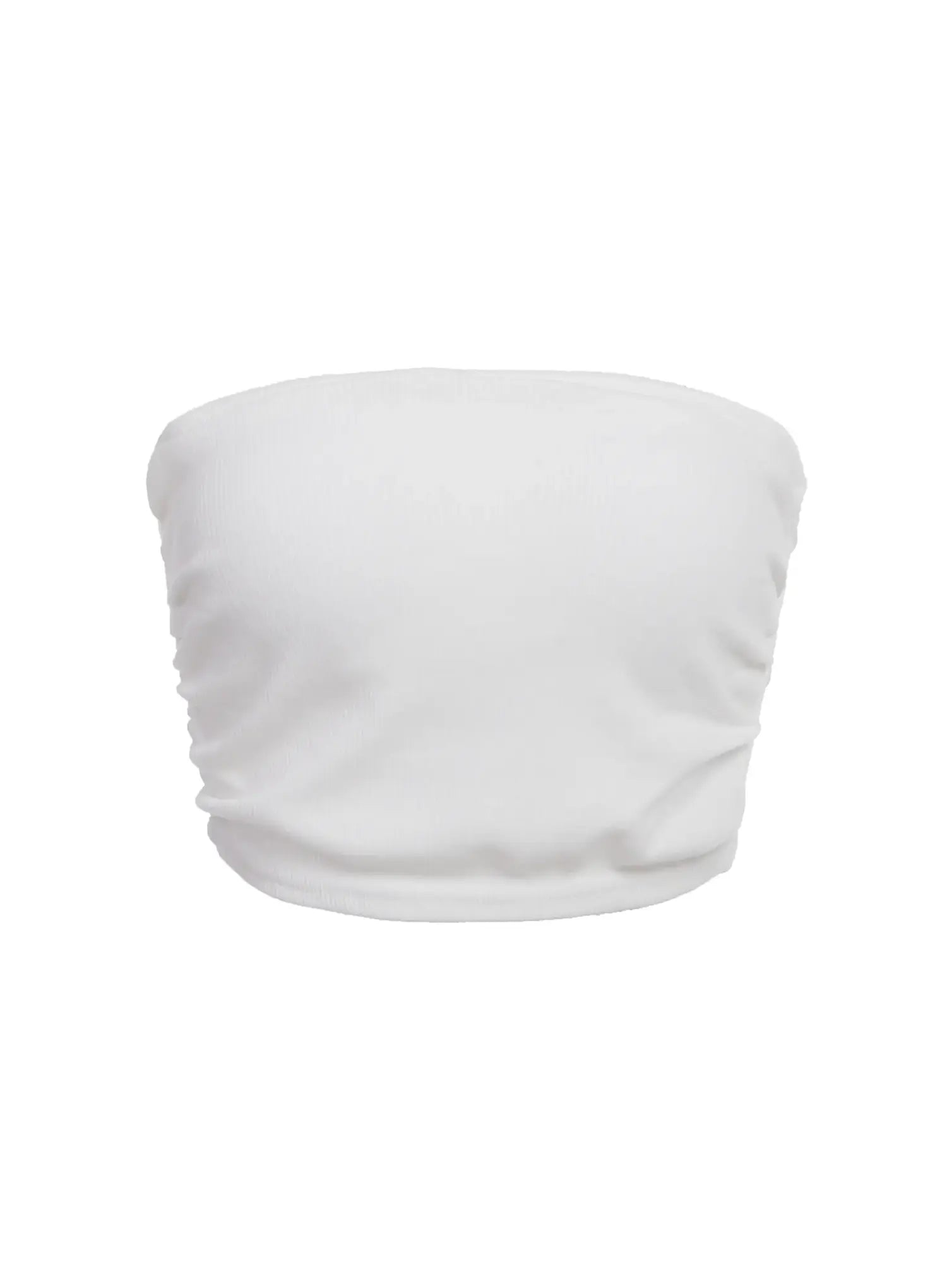 ribbed-tube-top-ic503 / White