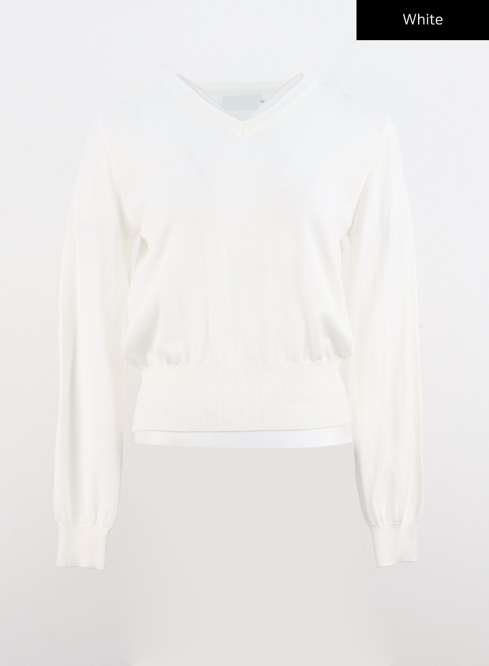 cozy-c-neck-pullover-io320 / White