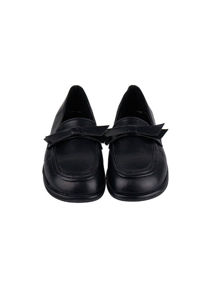 Two-Tone Ribbon Loafers IJ527