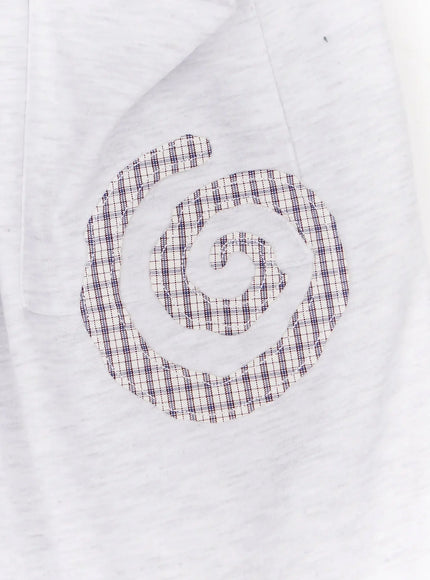 plaid-spiral-detail-sweatpants-ia523