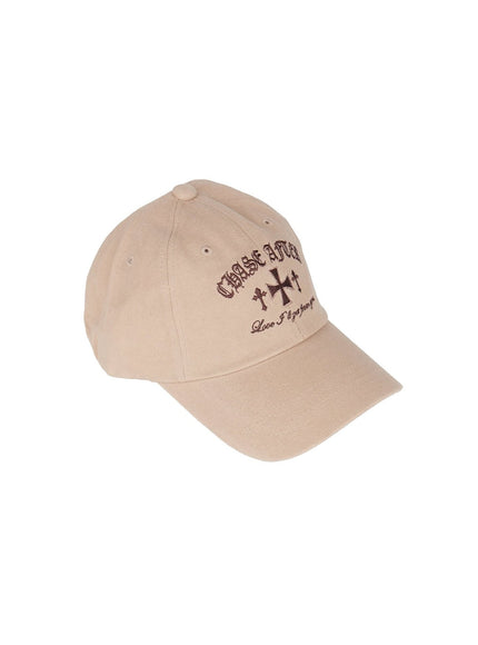 mens-embroidered-graphic-cap-iy506 / Beige