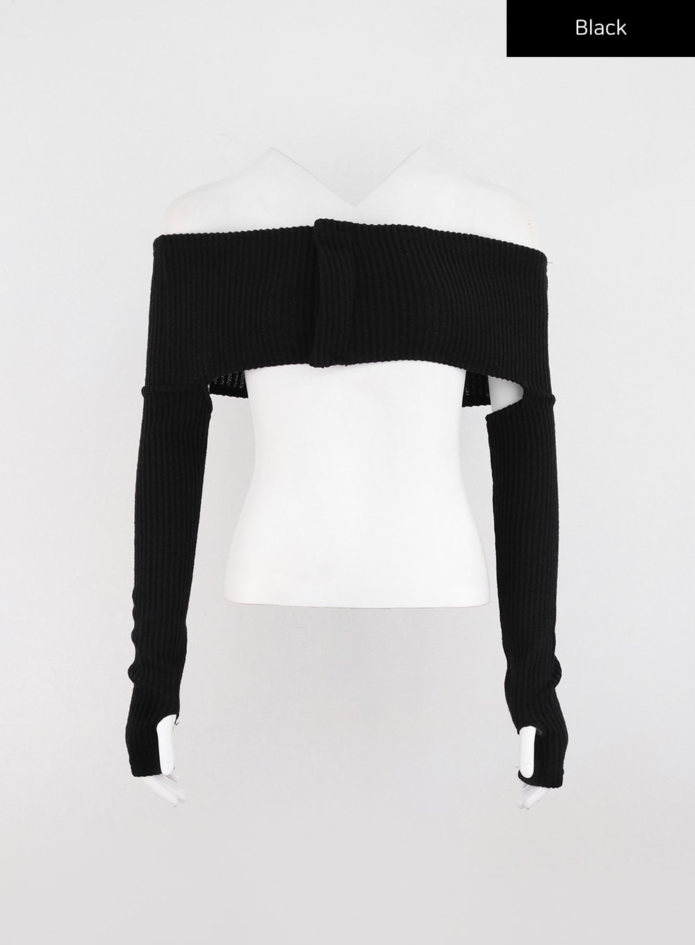 off-shoulder-bolero-io326 / Black