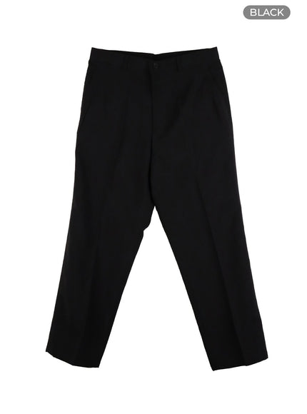 mens-basic-tailored-pants-iy431 / Black