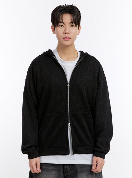 Men's Cozy Zip-Up Hooded Jacket IF528