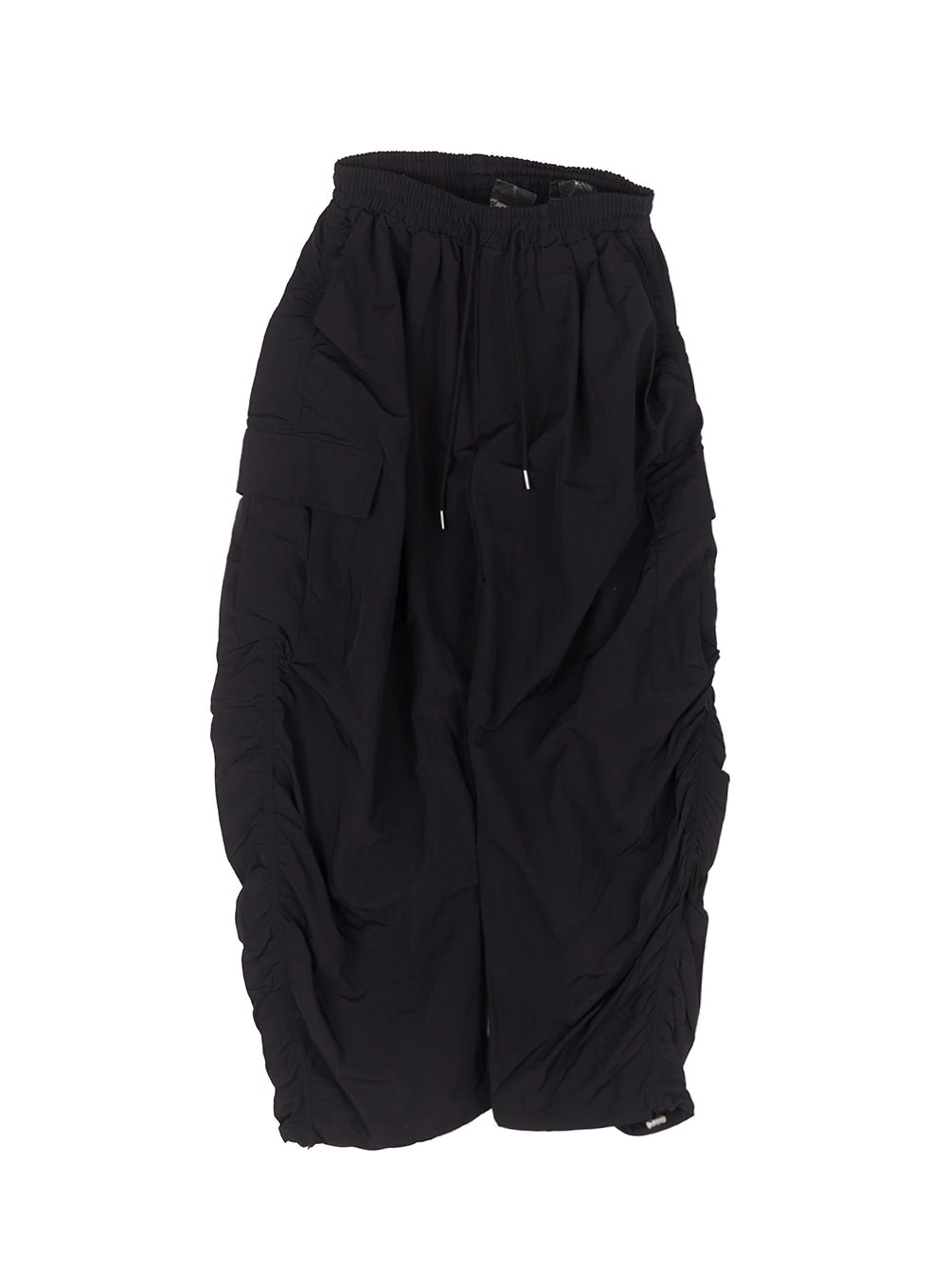 adjustable-nylon-cargo-pants-iu509 / Black
