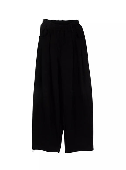relaxed-fit-sweatpants-im519 / Black