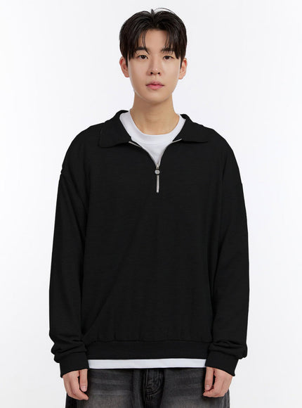 Men's Essential Half-Zip Sweatshirt IF528