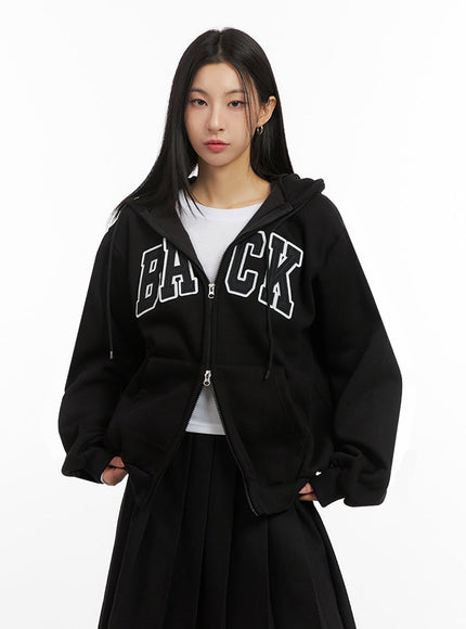 Cozy Embroidered Hooded Jacket ID431