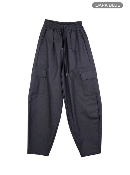 mens-pocket-cargo-jogger-pants-io420 / Dark blue