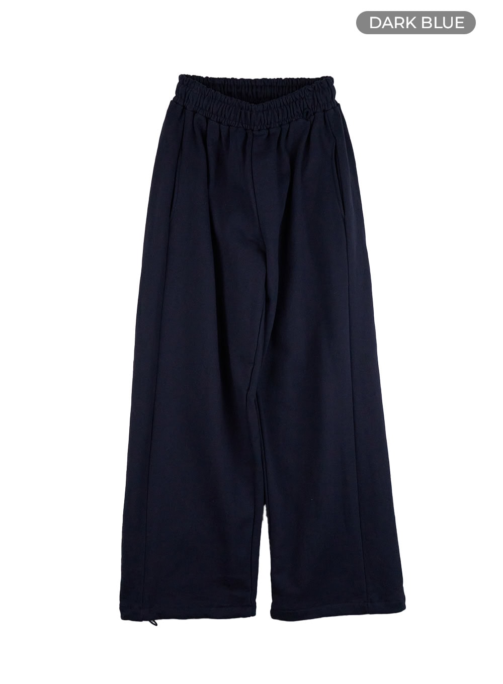 classic-cotton-wide-fit-sweatpants-is427 / Dark blue