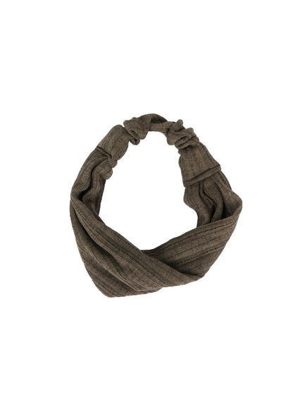 cozy-knit-wide-headband-ic503 / Dark green