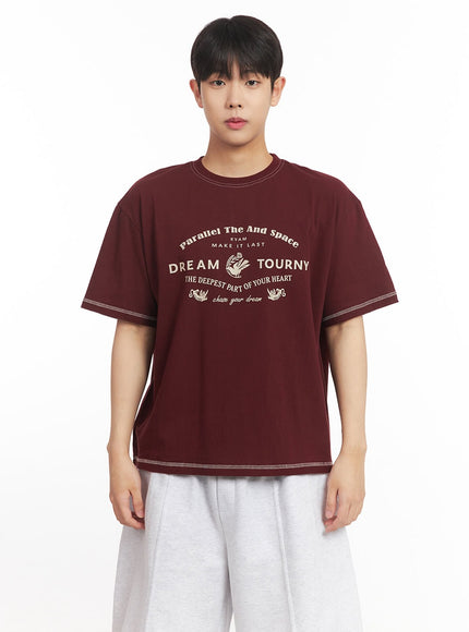 Men's Graphic Stitched T-Shirt IM528