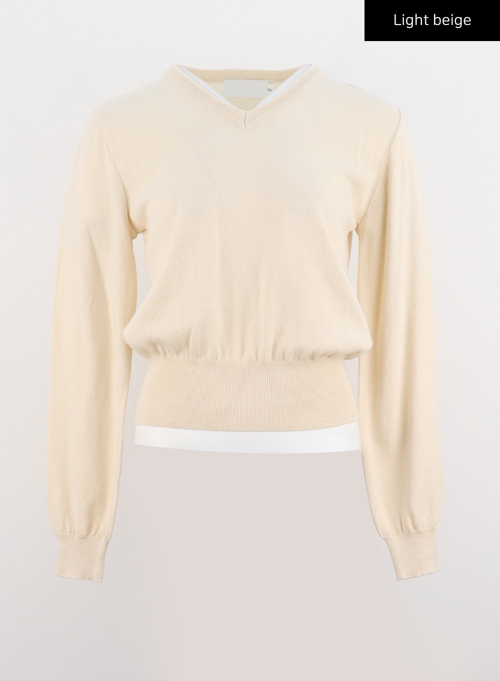 cozy-c-neck-pullover-io320 / Light beige