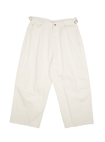 Men's Pocketed Wide-Fit Trousers IM512