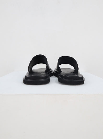 Faux Leather Slippers IA326