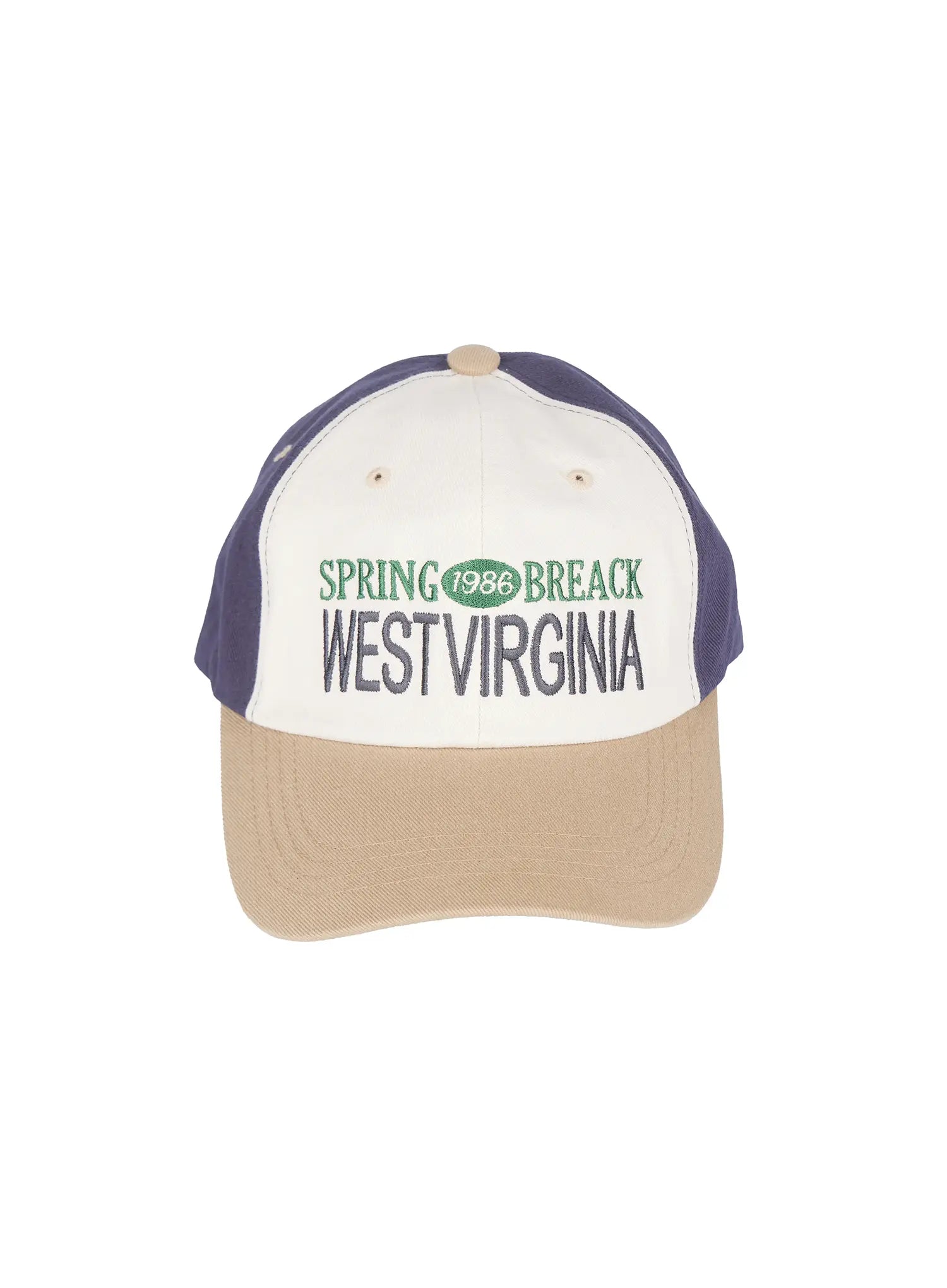 mens-virginia-embroidered-baseball-cap-il514 / Beige