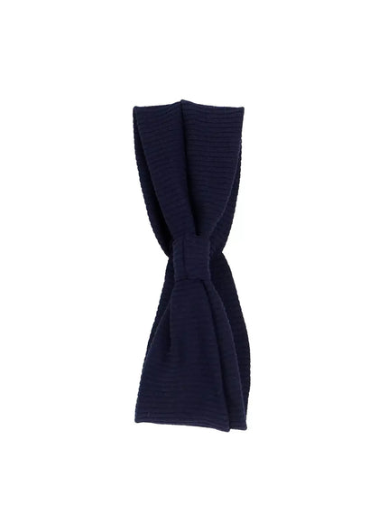 twist-knot-hairband-in514 / Dark blue