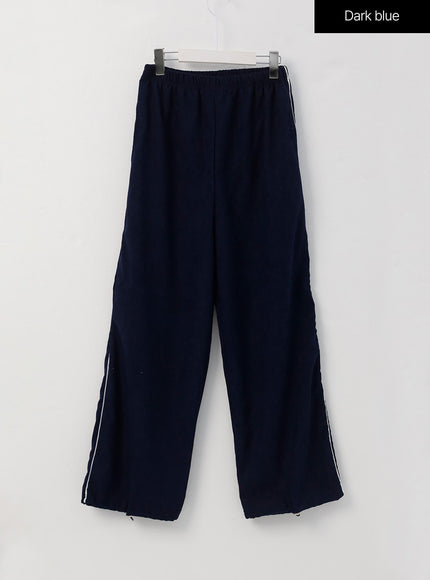 courdroy-track-pants-is327 / Dark blue