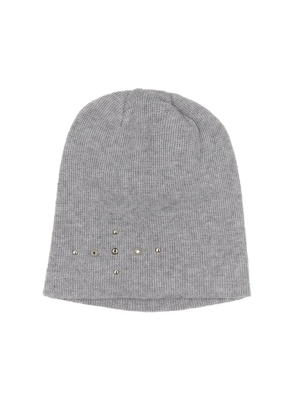 Studded Knit Beanie IM530