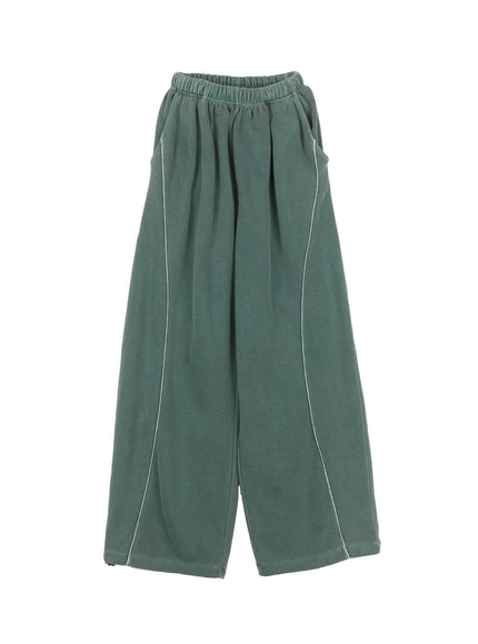 Men's Washed Wide-Fit Sweatpants IA504