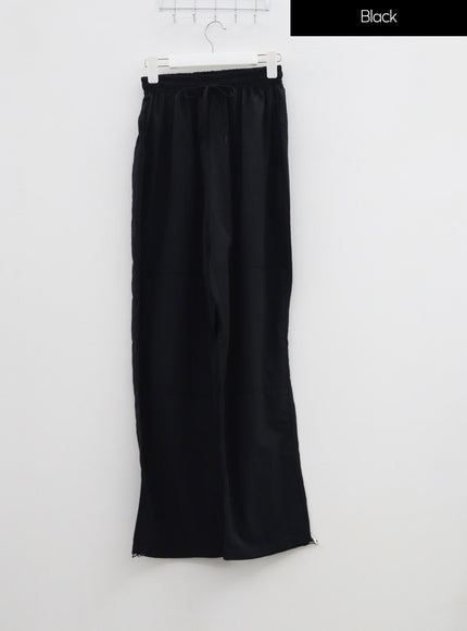 Drawstring Baggy Track Pants IF309