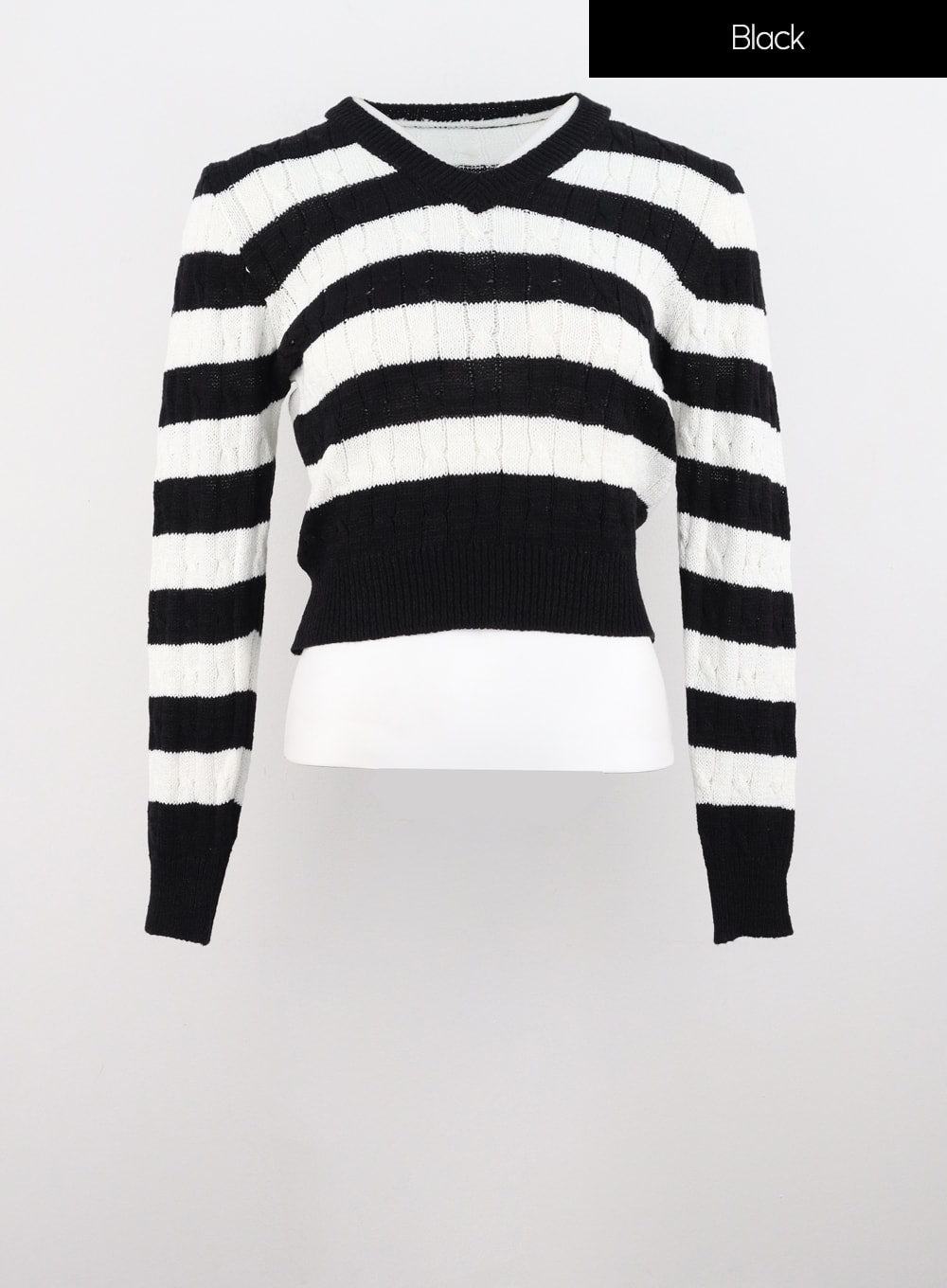 striped-v-neck-sweater-is307