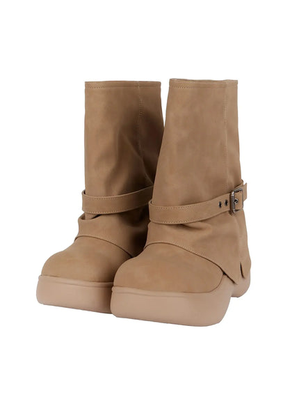 chunky-platform-mid-calf-boots-im503 / Beige
