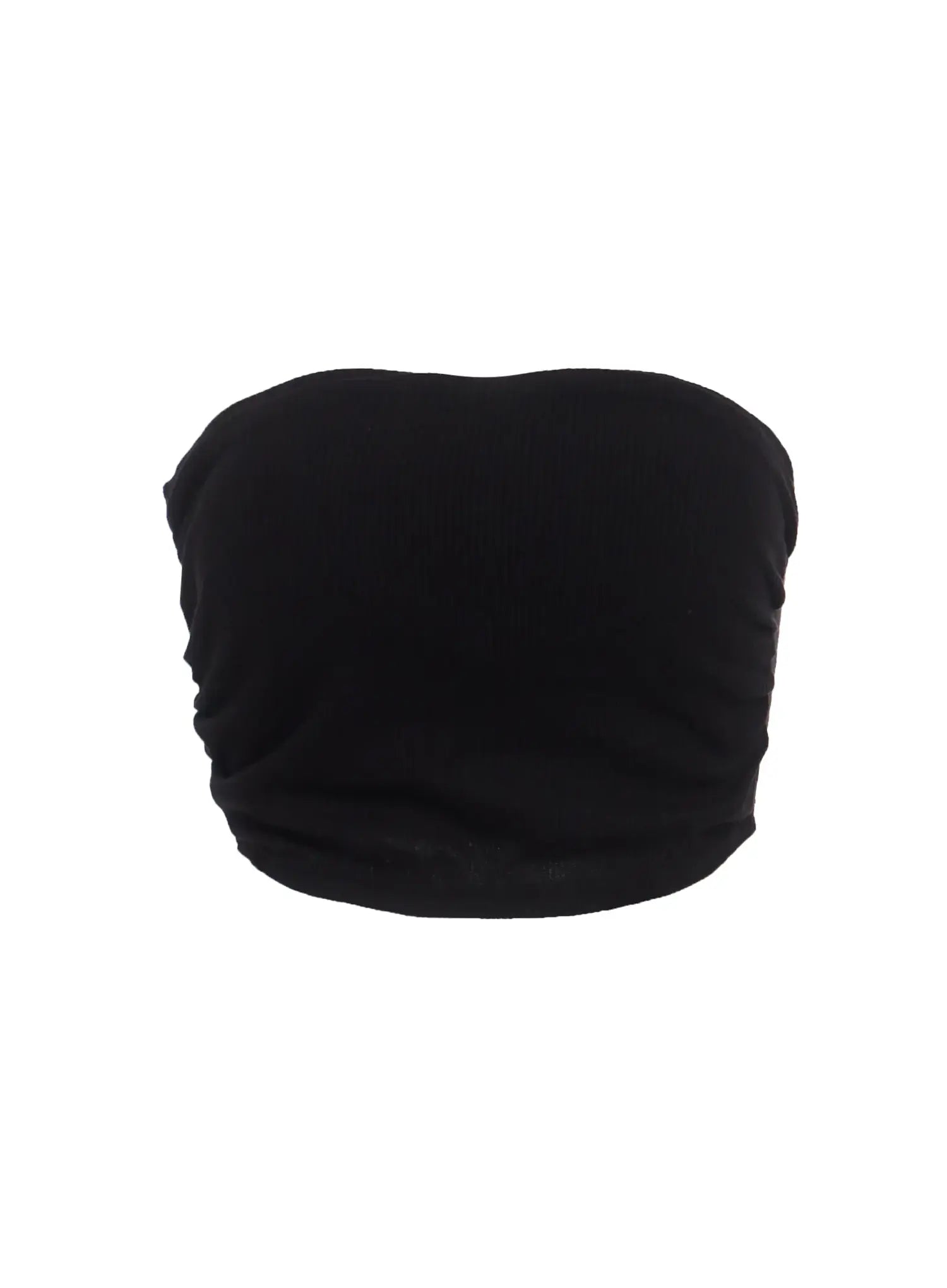 ribbed-tube-top-ic503 / Black