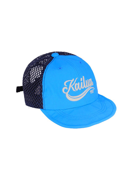 kailua-embroidered-mesh-baseball-cap-iy502 / Blue